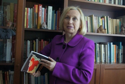 Zdjęcie kierownik Katedry Studiów Azjatyckich Małgorzaty Pietrasiak/Photo by the head of the Department of Asian Studies Małgorzata Pietrasiak